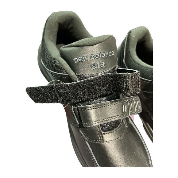 New‎ Balance Black 813 Sneaker size 7 Men’s  Hook & Loop Closure New - Picture 2 of 4